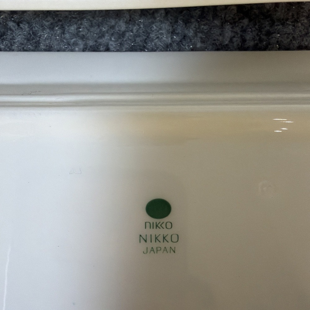 Vintage 1979 Nikko Christmastime Butter Dish - Picture 6 of 6